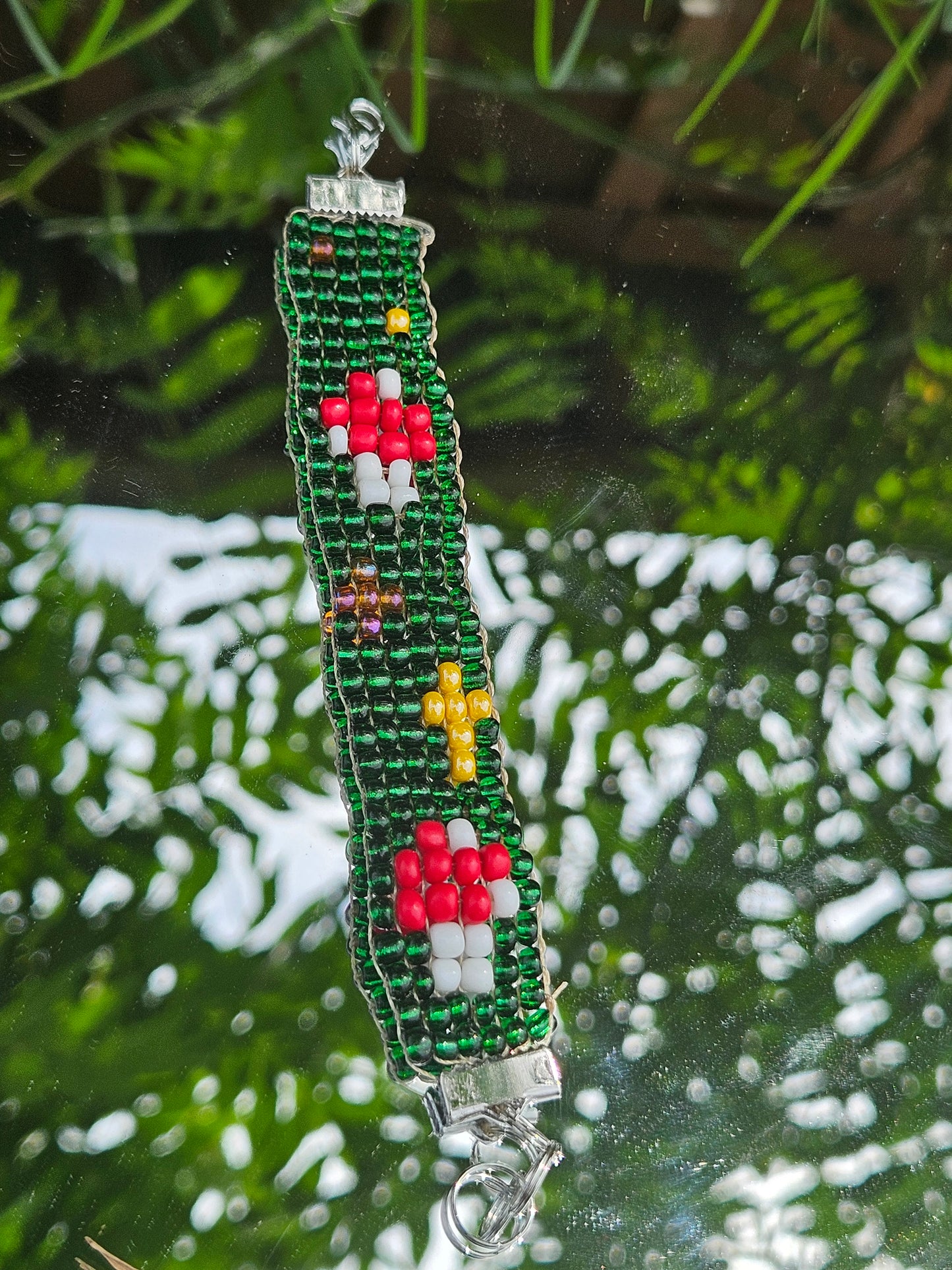 Mushroom Beaded Bracelet