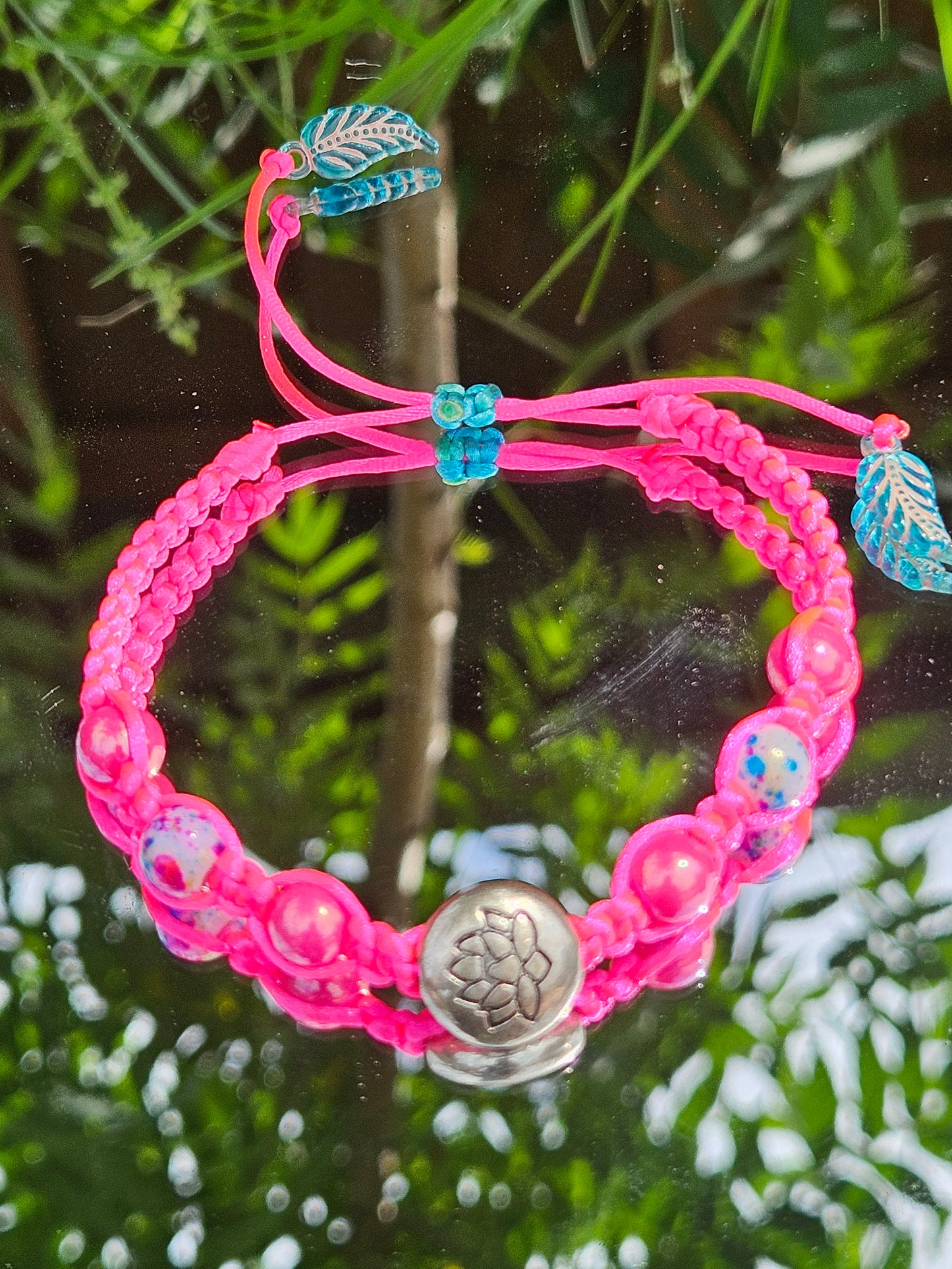 Pink Lotus Bracelet