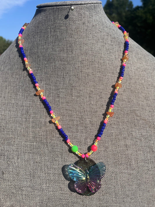 The Butterfly Effect Beaded Necklace