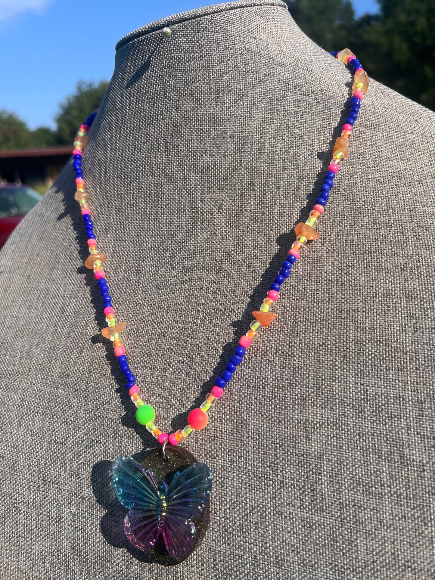 The Butterfly Effect Beaded Necklace