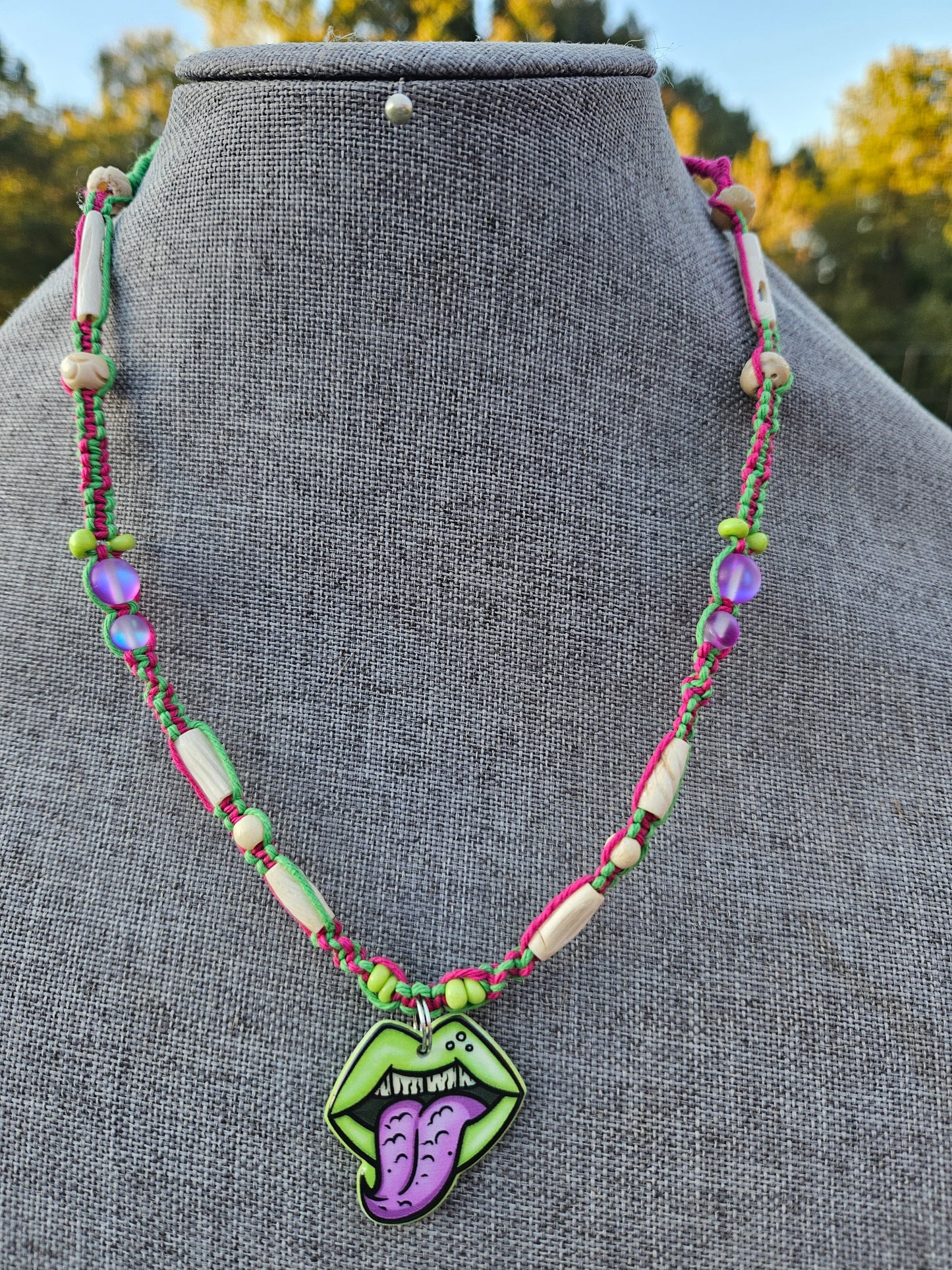 Zombie Kisses Necklace