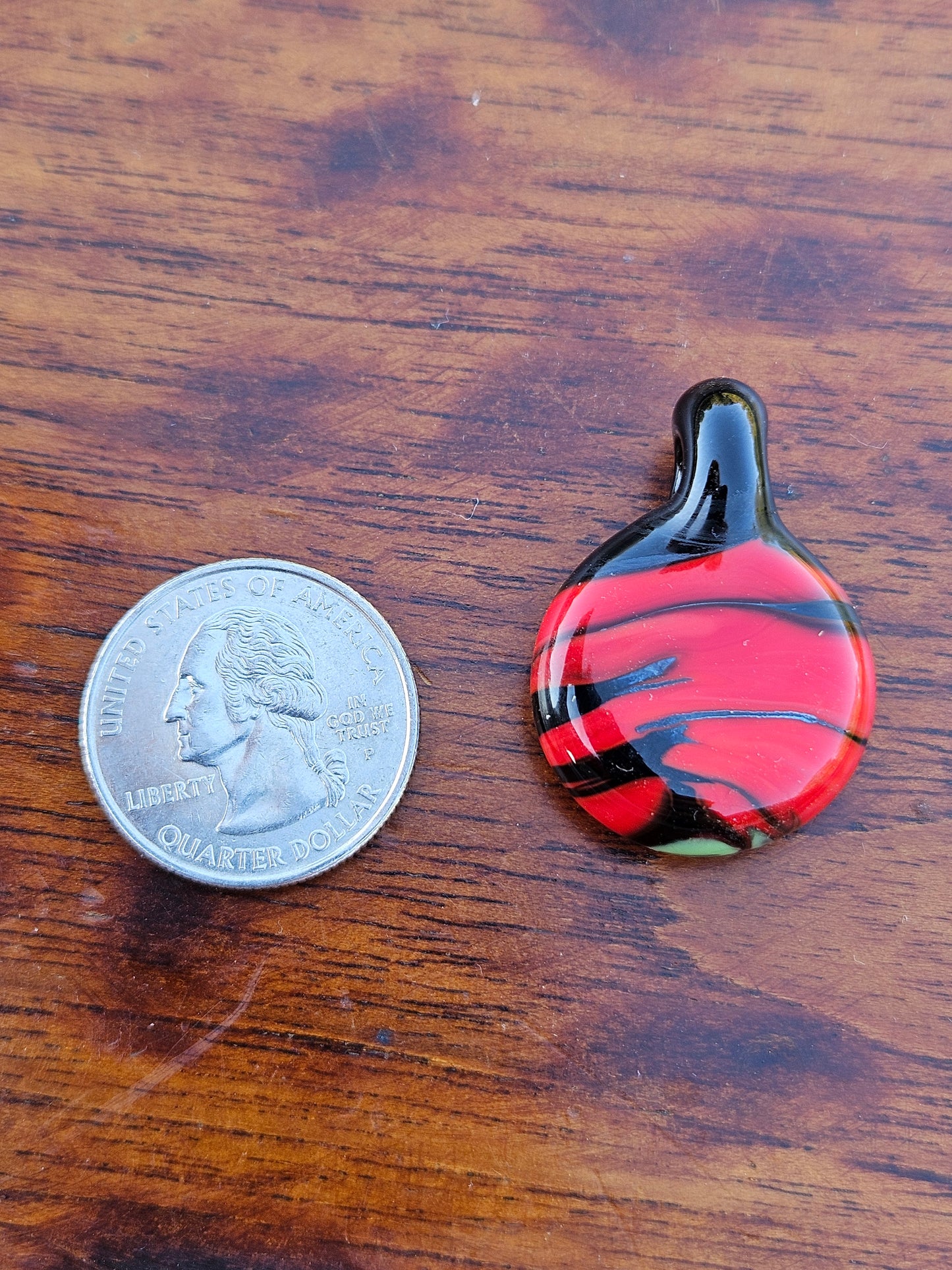 Red and Black Pendant