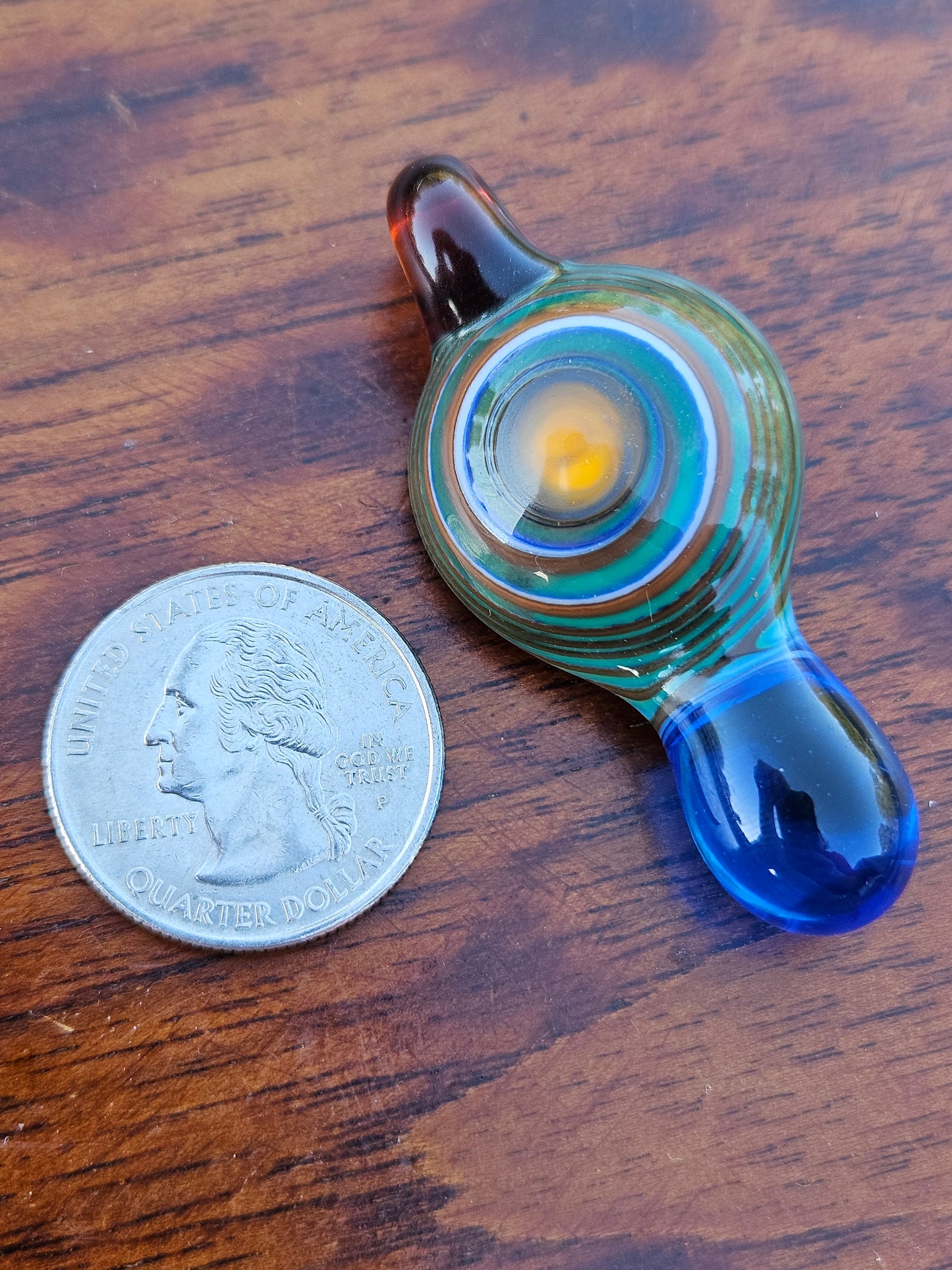 Swirl Drip Glass Pendant