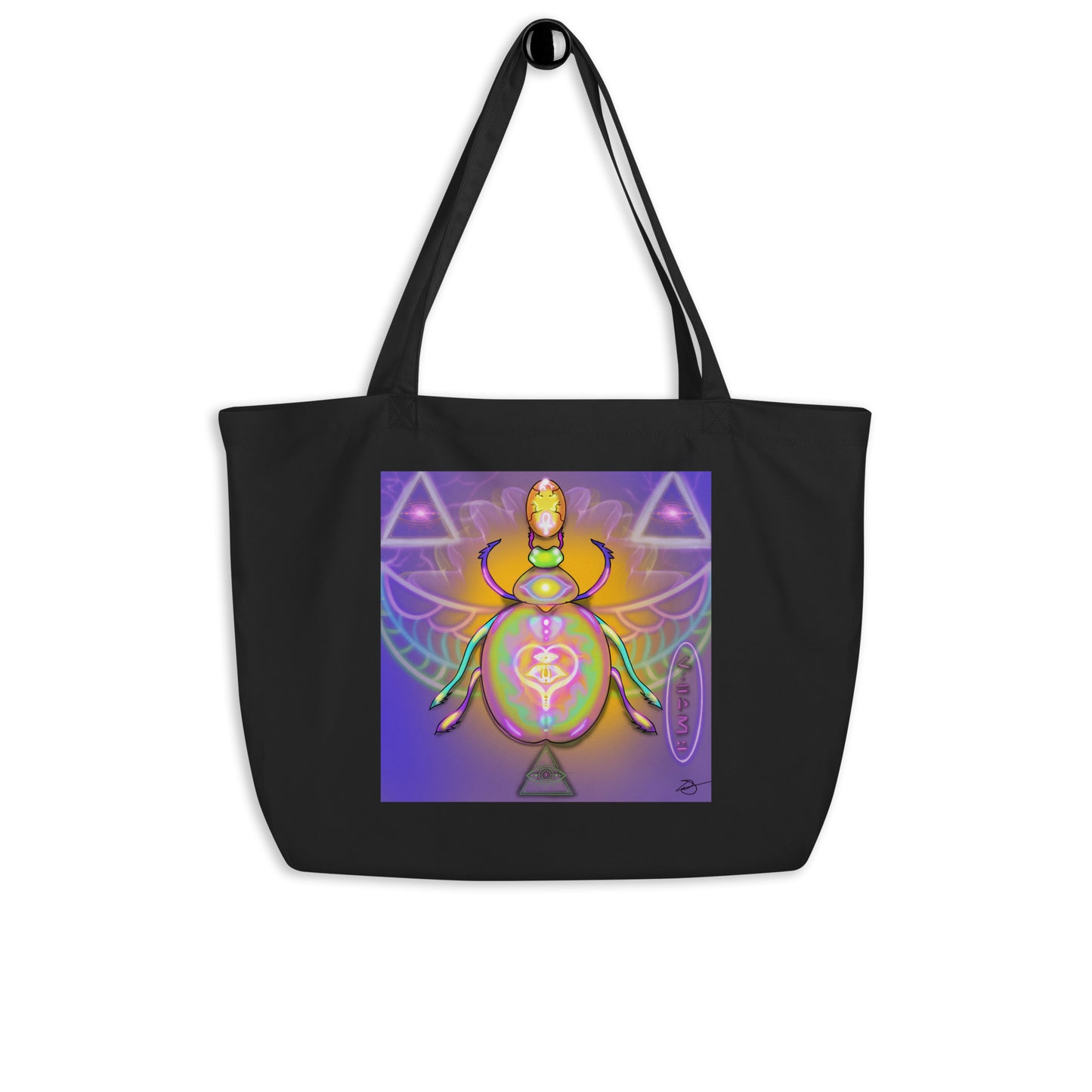 Large organic tote bag