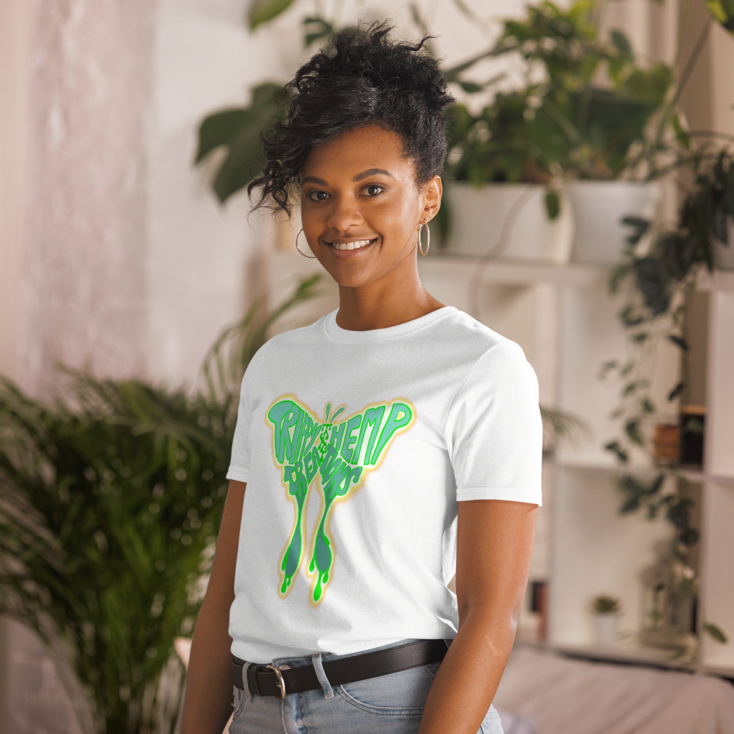 THC Luna Moth White T-Shirt